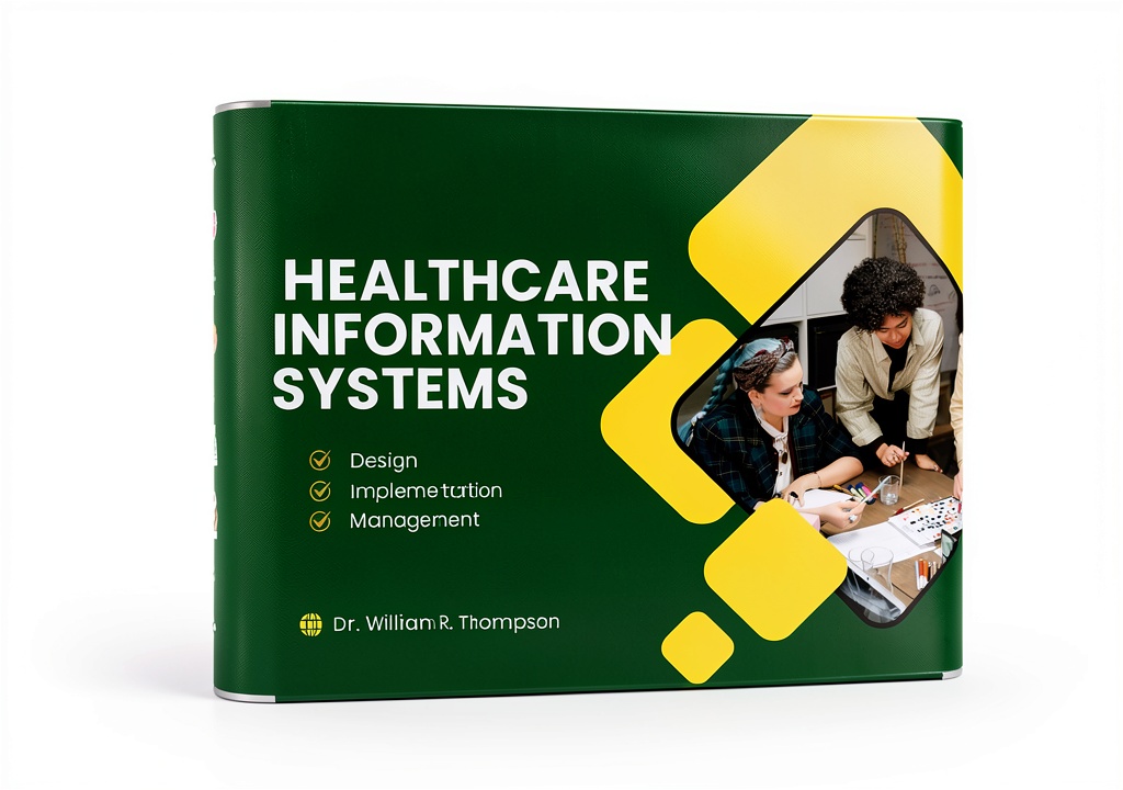 Installing Hospital Administration Kindle eBook by XYZ Publishing 217‑Page Guide on a wooden desk
