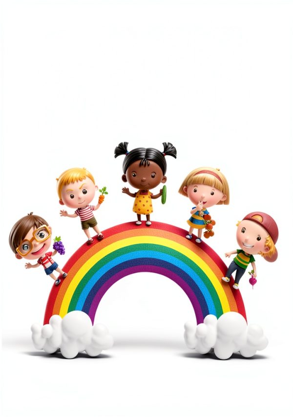 Healthy Me Kids Nutrition Book by Rainbow Arts – Ages 3-8, 34 Pages-0