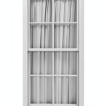 Mid America Vinyl Shutters 12"x59" Black Board Spaced Shutter-Lok-0