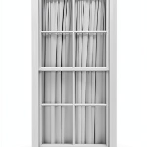 Mid America Vinyl Shutters 12"x59" Black Board Spaced Shutter-Lok-0