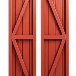 Exterior Shutters Ekena Millwork Panel Mango Wood 14" x 63" Pair-0