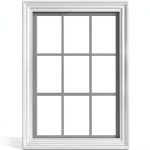 Board & Batten Vinyl Shutters Pontiac Trail Black Cosmos 14.5x59 USA-0