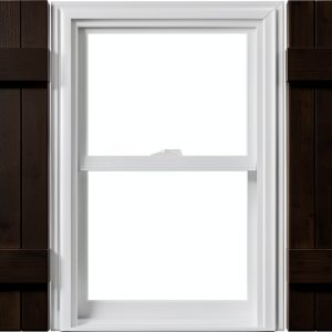 Mid America Board and Batten Vinyl Shutter 14x35 Black Pair-0