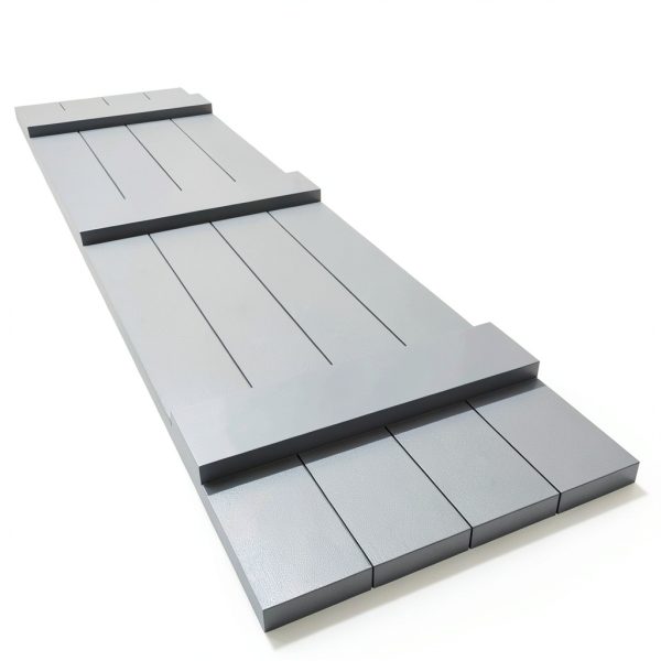 Board-n-Batten Shutters by Ekena Millwork – 75in Platinum-4