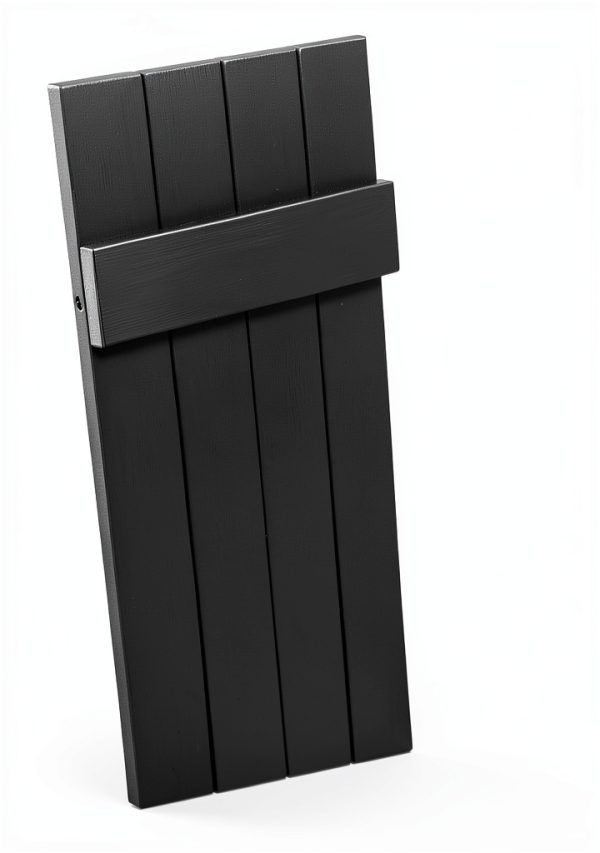 Board & Batten Vinyl Shutters Pontiac Trail Black Cosmos 14.5x59 USA-4